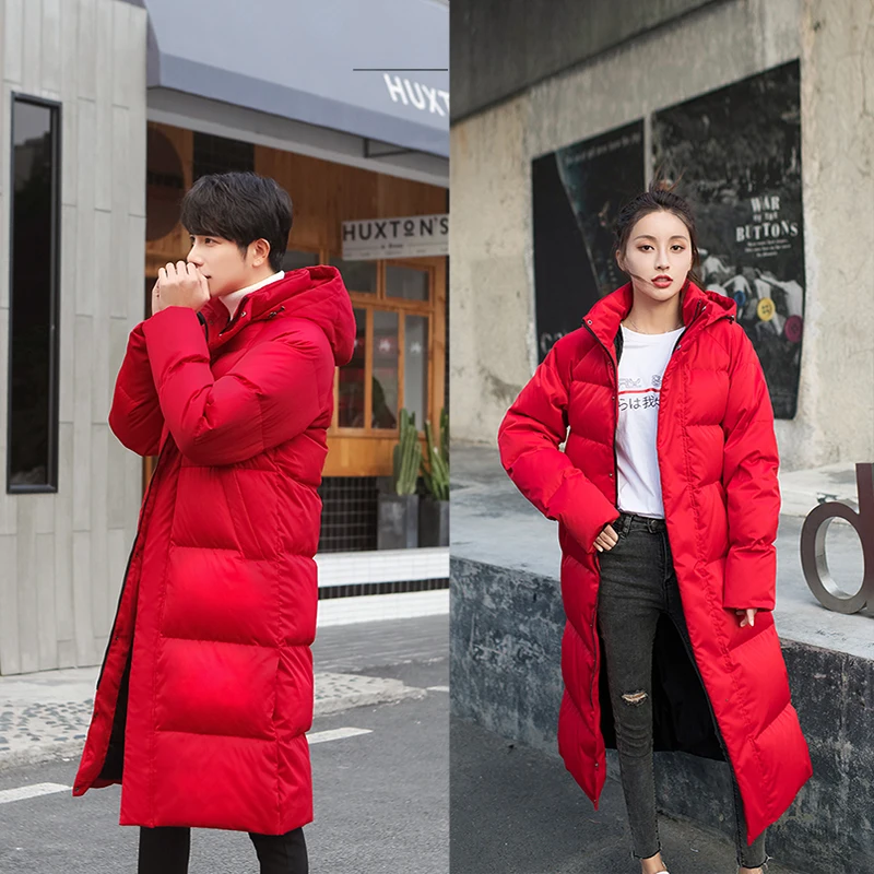 Куртка с капюшоном Женская Толстая зимняя куртка мужская одежда 2020 корейские