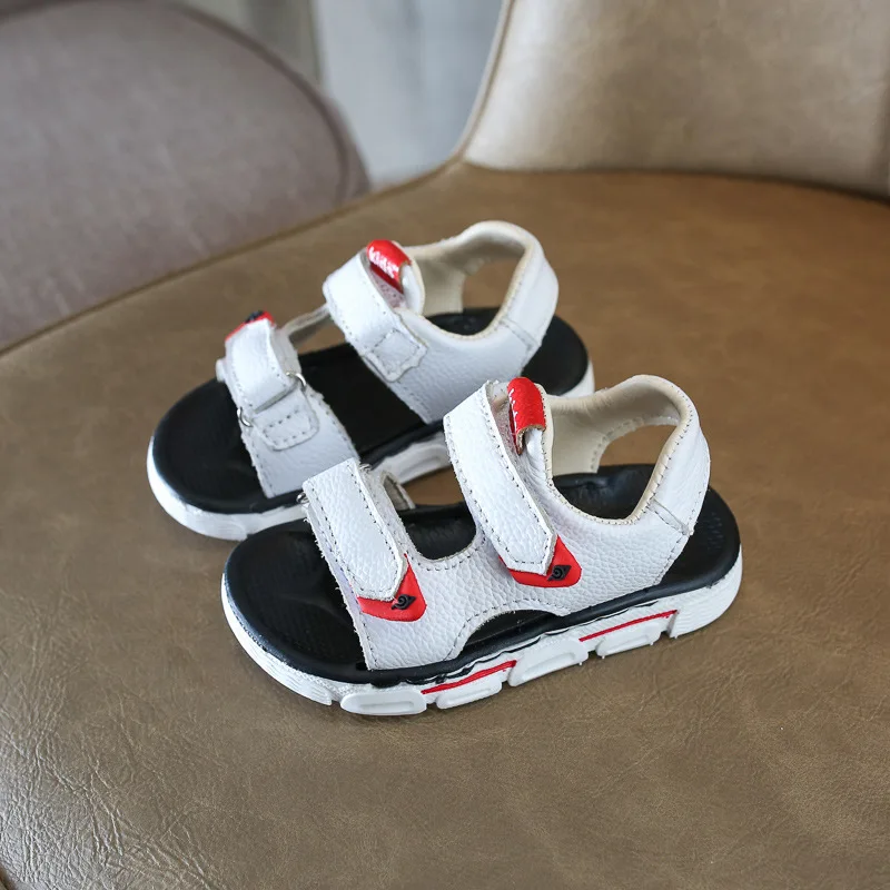 

Summer Children's Sandals, Breathable Boys' Leather Sandals, Soft-soled Children's Shoes, Outdoor Beach Children's Light Sandals