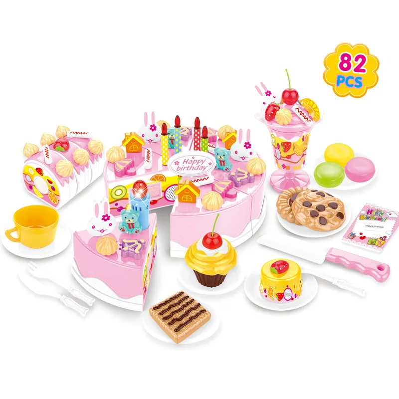Beibigu детский домик для игр торт на день рождения 1 3 6 лет игрушка девочек и