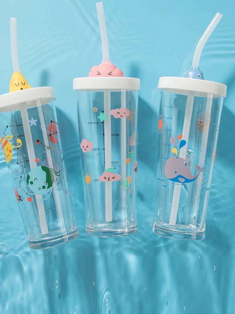 Стеклянная бутылка для молока хрустального сока виски детский питьевой молочный