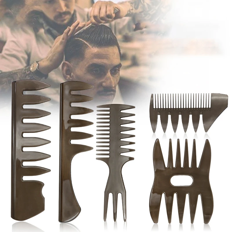 1 шт. Расческа с ручкой большими зубьями расческа для распутывания вьющихся волос