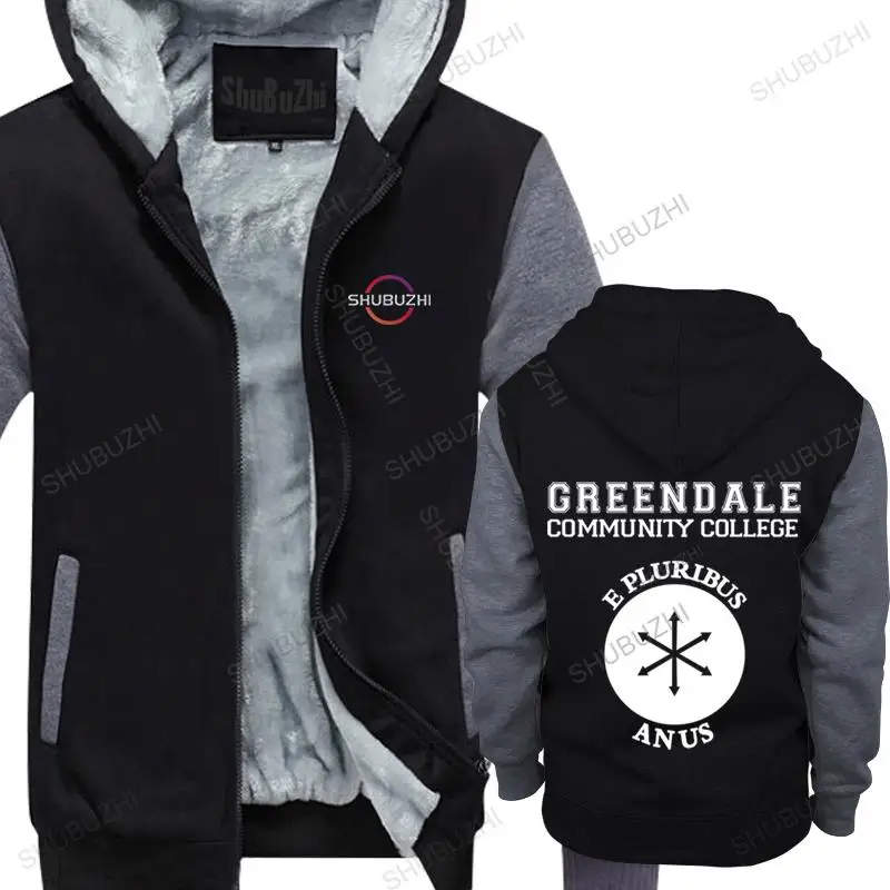 

Greendale Community College Series Comedy Funny hoodies cotton hooded zipper men winter fashion vintage thick hoodie euro size