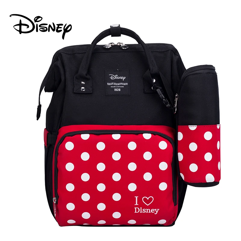 Красная сумка для подгузников Disney Minnie Mickey водонепроницаемая ухода за ребенком