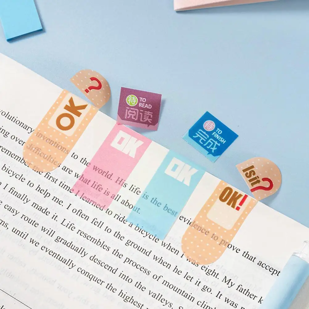 

100 Sheets Magic Memo Pad Tearable Waterproof Office Self-stick Paper Bookmarks Kawaii Sticky Note Stickers Stationery Scho U4w8