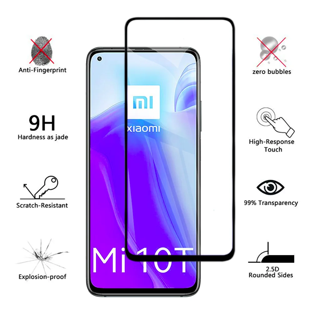 3-in-1 Transparent airbag silicone shockproof coque for Xiaomi 10t pro 5G case camera protective covers M2007J3SG glass | Мобильные