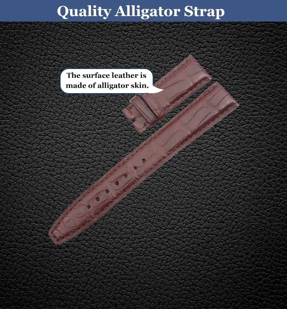 ZLIMSN ремешок из крокодиловой кожи ручная работа индивидуальный заказ часы с
