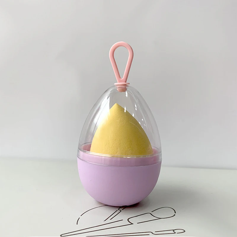 Контейнер для сушки косметических спонжей прозрачный переносной чехол хранения