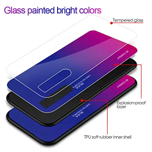 Fashion Crystal Gradient Tempered Glass Case for VIVO V15 Pro V11 V9 V7 Plux V5 Youth Anti-Scratch Shockproof Cover Customized | Мобильные