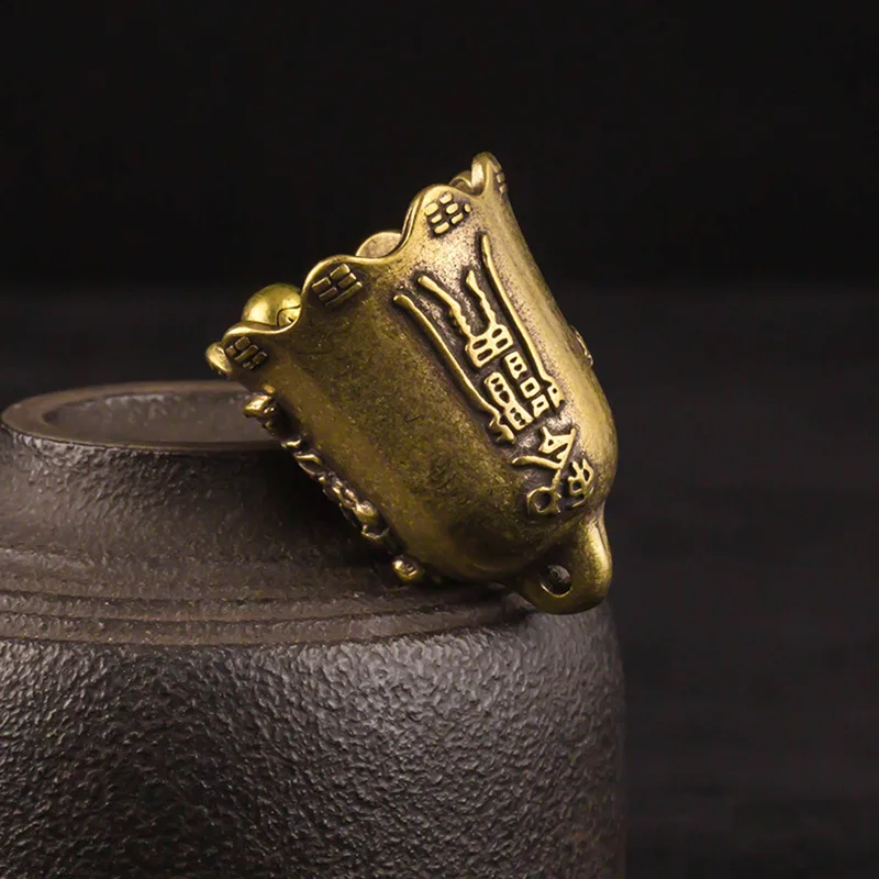 Ретро латунь Feng Shui колокольчик брелок кулон ювелирные изделия новый дизайн медь