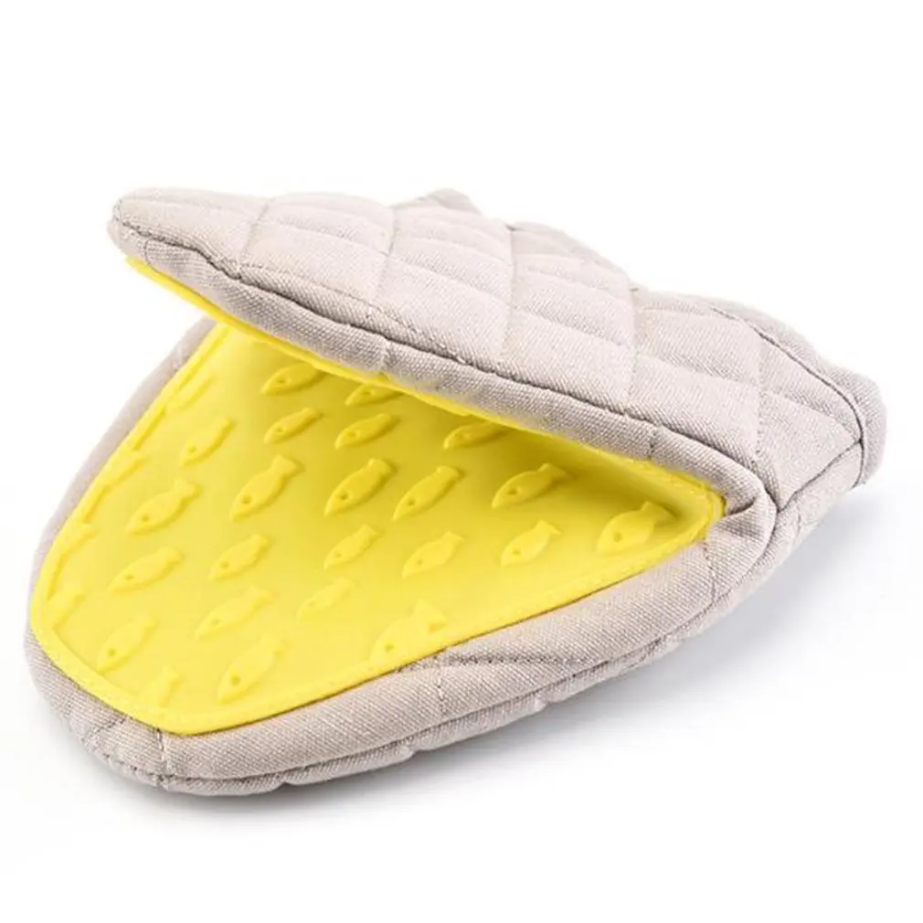 

1pc Silicone Anti-Scalding Oven Gloves Cooking Gloves Potholder Silicone Plate Tray Bowl Holder Oven Hand Clip