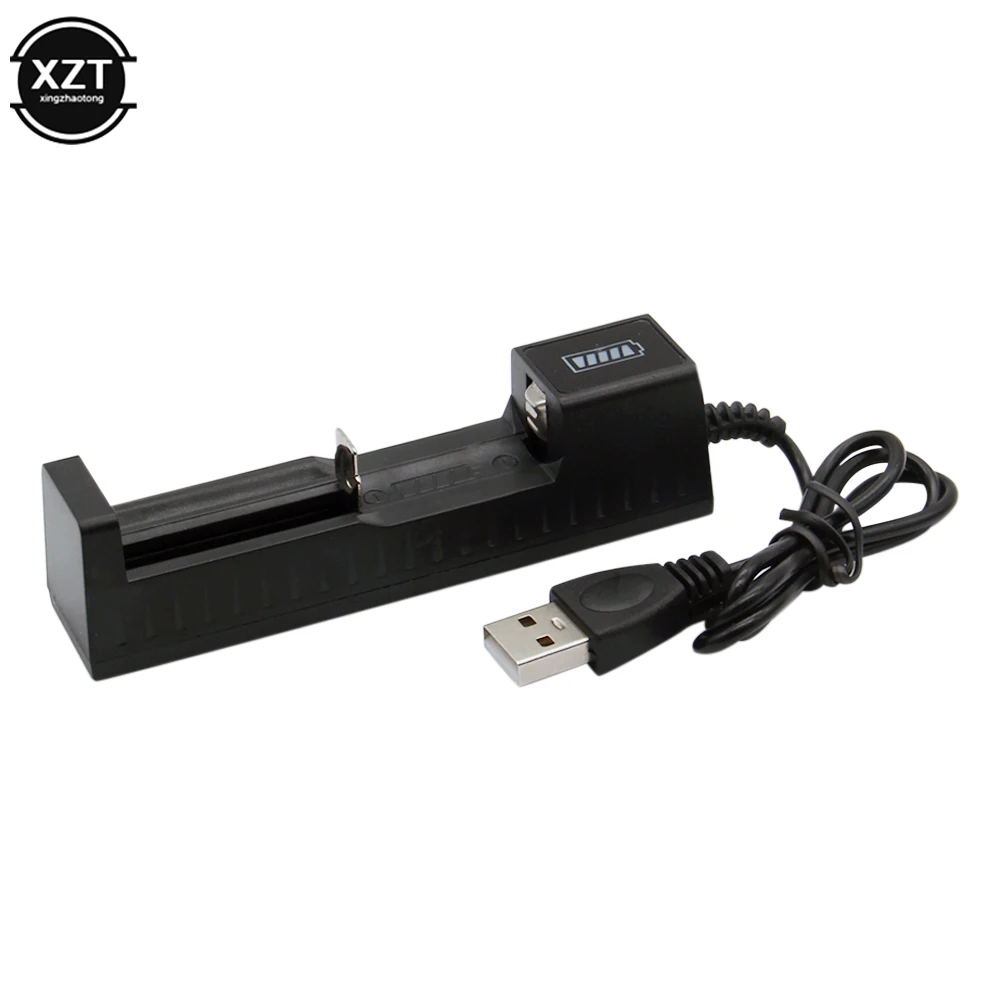 Универсальное 1х 2х слот USB зарядное устройство умная Зарядка для литий-ионных