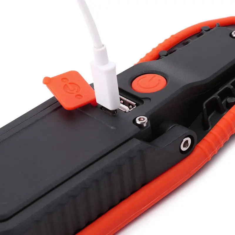 

60W Portable LED Work Light Magnetic COB Flashlight Torch With Hanging Hook For Repair Outdoor Camping