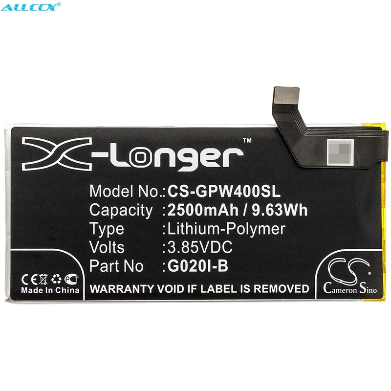

Cameron Sino 2500mAh Battery G020I-B for Google G020M,Pixel 4