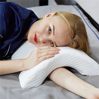 curved slow rebound memory foam pillow anti pressure hand numb neck protection dead arms couple pillow office napping