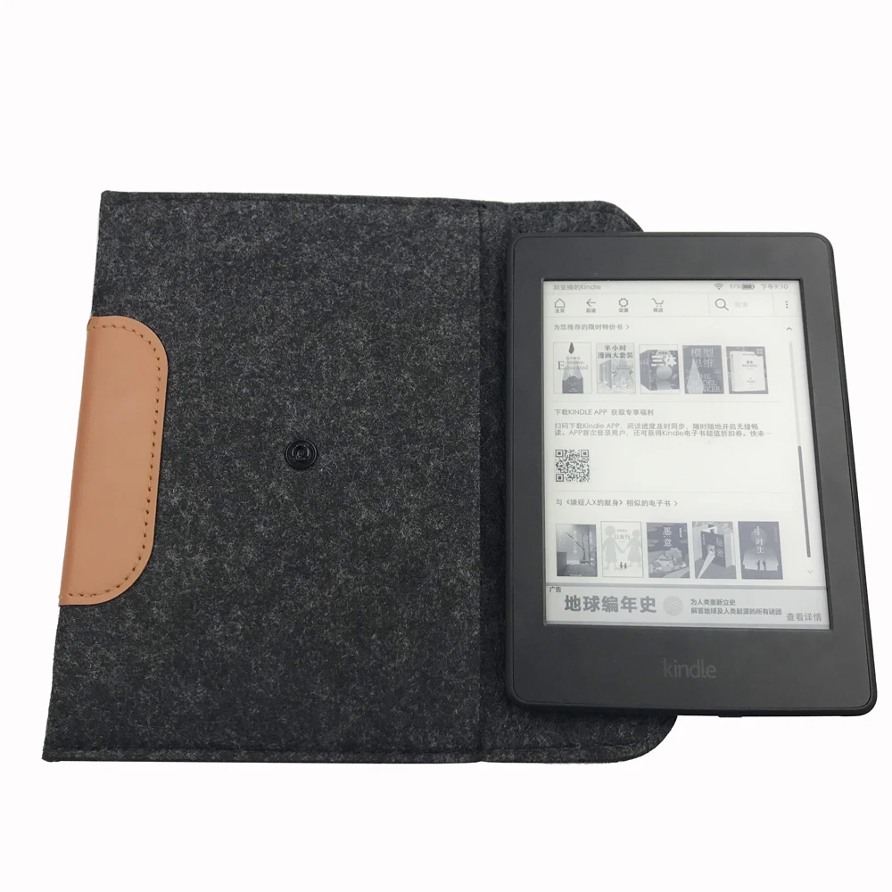 

case For sony PRS-T1 T2 T3 PRS-600 PRS-650 Touch edition 6'' felt cloth ereader sleeve