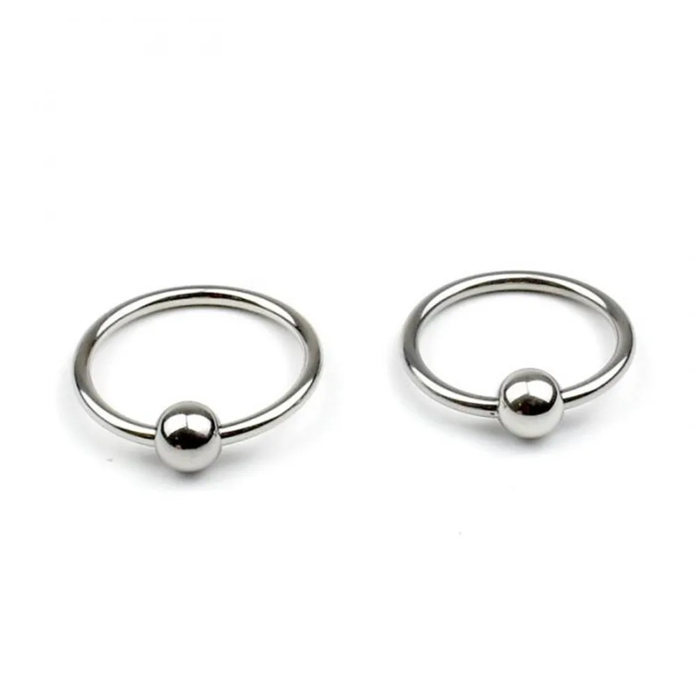 Двойное кольцо из нержавеющей стали для увеличения пениса интимные товары