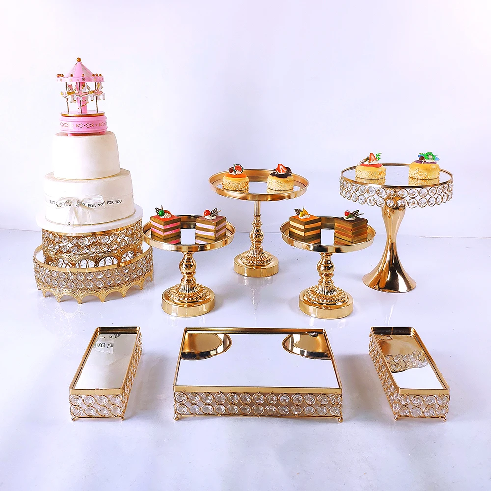 6-10 шт. стеллаж для торта с кристаллами | Дом и сад