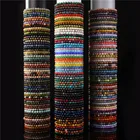 Оптовая продажа браслетов из натурального камня 6 мм, браслеты из бисера, лабрадорит, тигровый глаз, товар для женщин и мужчин, ювелирные изделия