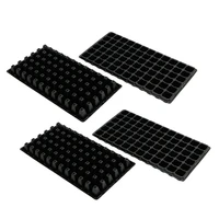 4pcs 72 holes for greenhouse hydroponic seedlings to sprout thickening planting tray seedling tray