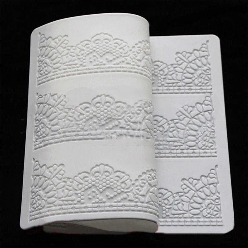 Силиконовый коврик с цветочным рисунком инструмент для украшения тортов