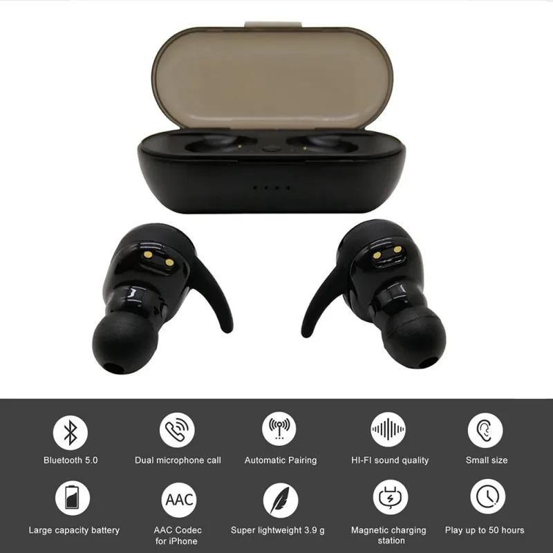 DT-1 TWS Bluetooth наушники 5 0 беспроводные стерео Водонепроницаемая гарнитура для Xiaomi