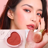 korean blush kawaii heart blush pallete peach blush palette for women and gitl pink makeup korean makeup blush