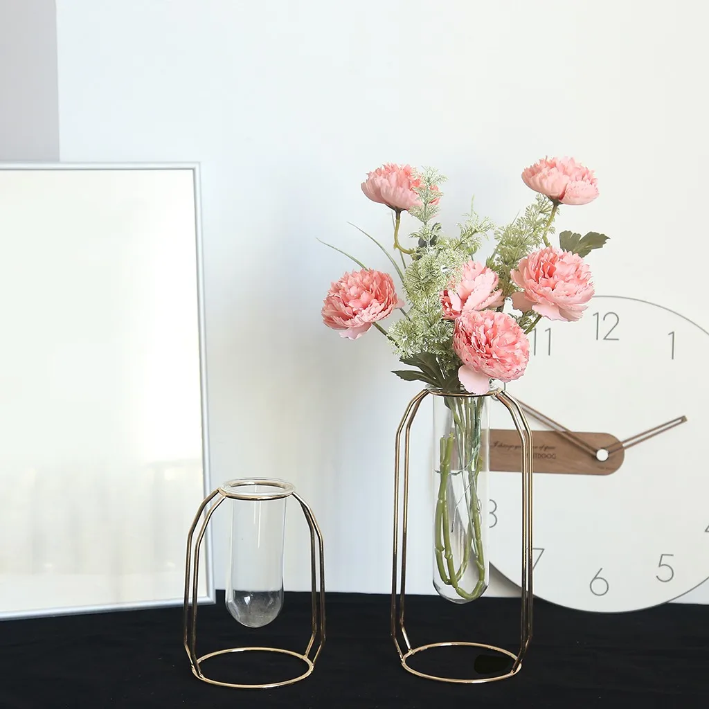 Искусственные цветы 3 головки из Ranunculus asiaticus поддельные цветочный букет