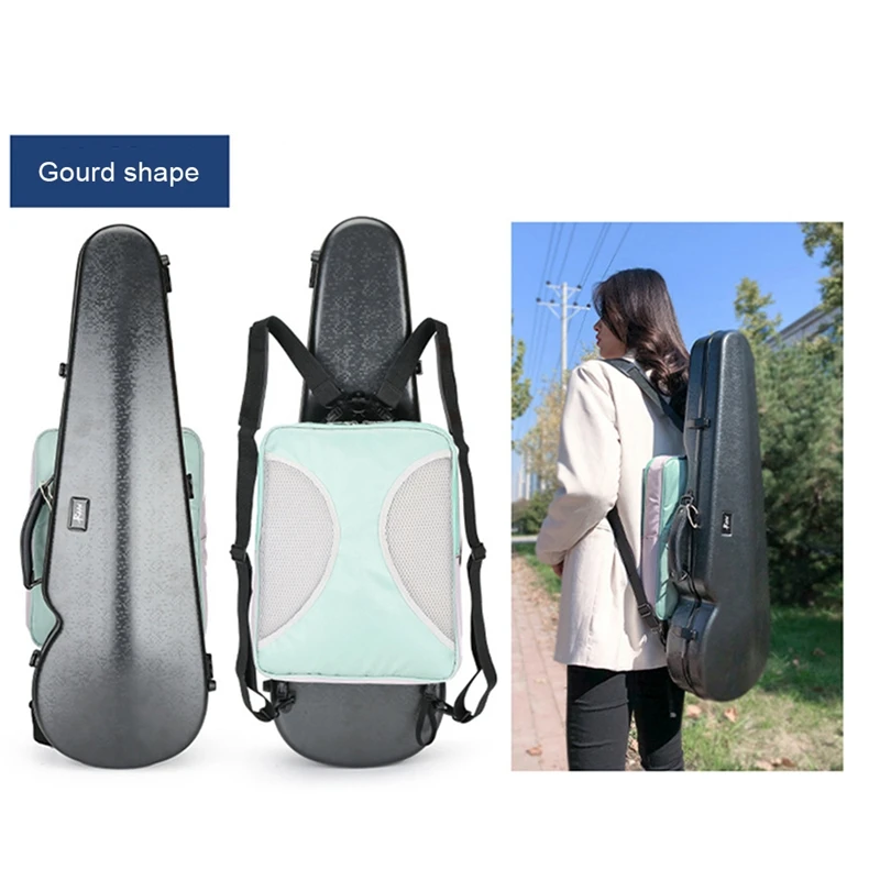 Универсальный чехол для скрипки из углеродного волокна Жесткий Чехол квадратный