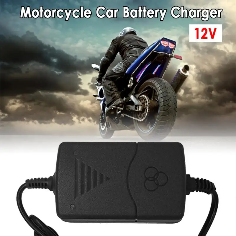 12V Smart Compact Battery Charger for Car, Truck, and Motorcycle - US Plug/EU Plug image 4