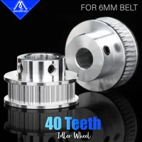 mellow 3d printer parts 40 teeth 2gt timing pulley bore 8mm 12mm for width 6mm gt2 gates timing belt 40teeth 40t