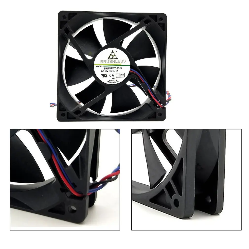 

PWM 2 Pin 3 Pin 120mm Computer Case Fan Silent 12CM Fan CPU Cooling Quiet PC Cooler Fan Case Fans 12V Adjust Fan Speed