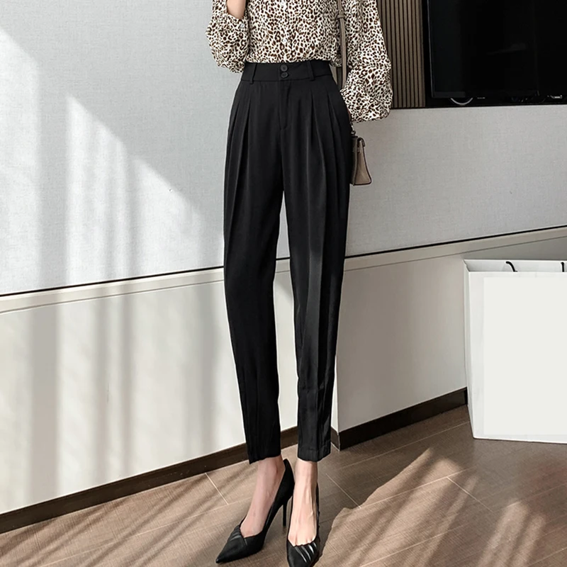 Новинка весна-осень 2021 рабочая одежда повседневные Костюмные брюки женские