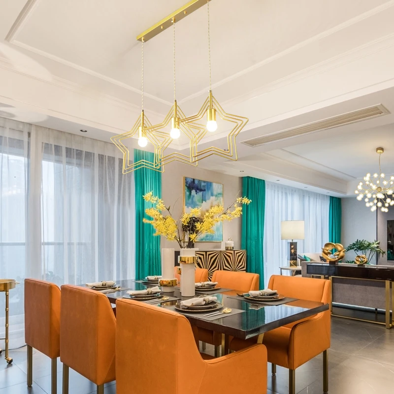 27 оптом E Скандинавская светодиодная комнатная Подвесная лампа люстра подвесной