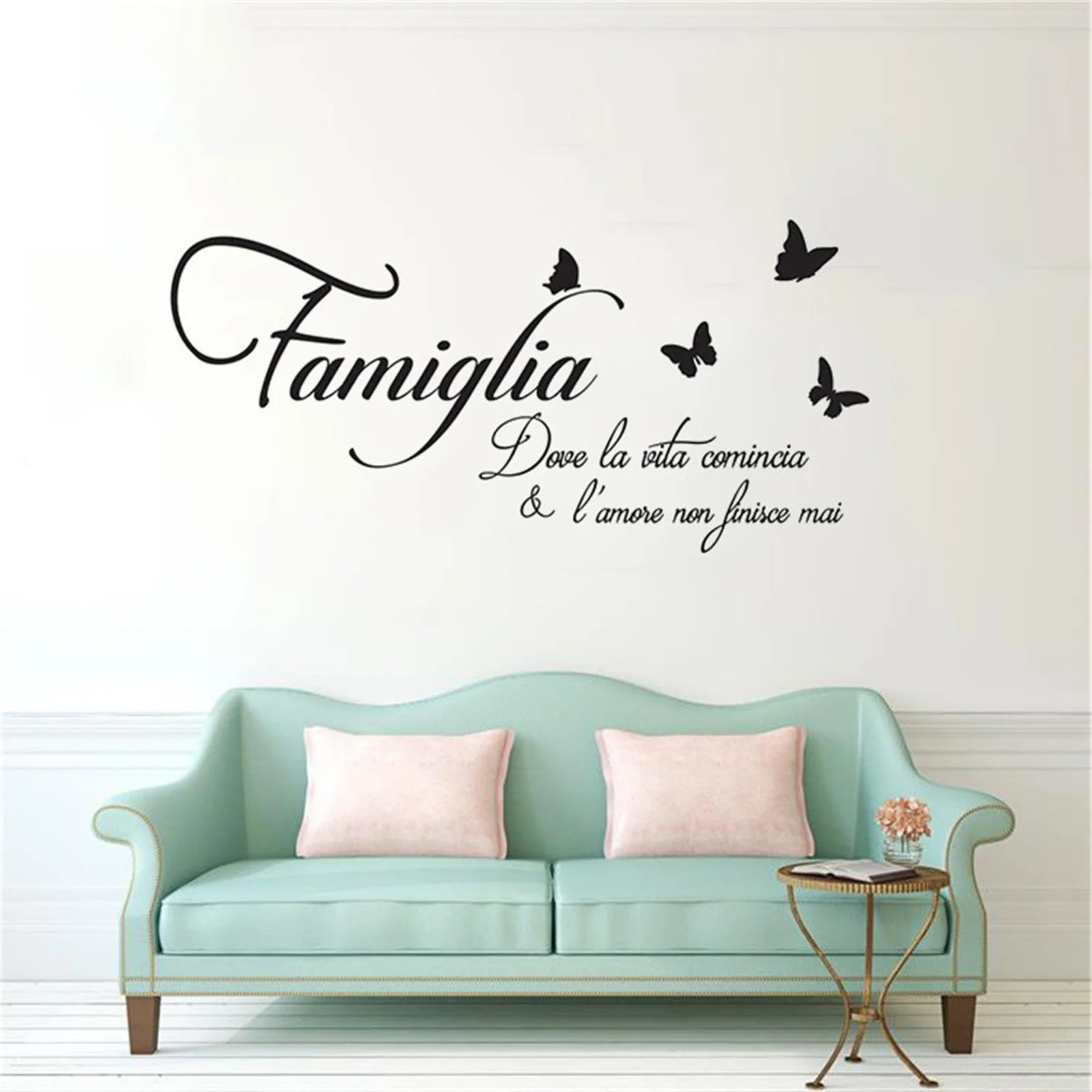 

Wall Stickers Phrases Family Where Life Wall Stickers Phrase Quote Wall