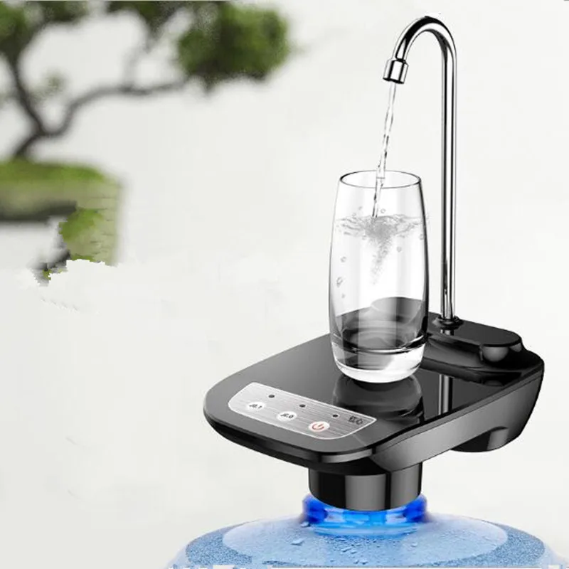 

USB Rechargeable Electric Water Dispenser Bottle Tap Water Smart Pump Drinking Fountain Soda Water Pump For Home Office Children
