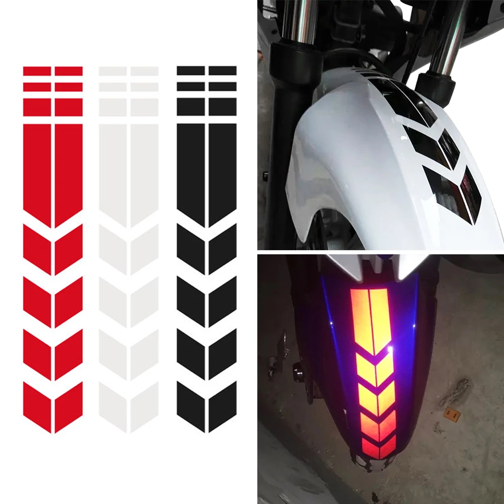 

Motorcycle Stickers Reflective Wheel Car Sticker Decal on Waterproof 34 x 5.5cm
