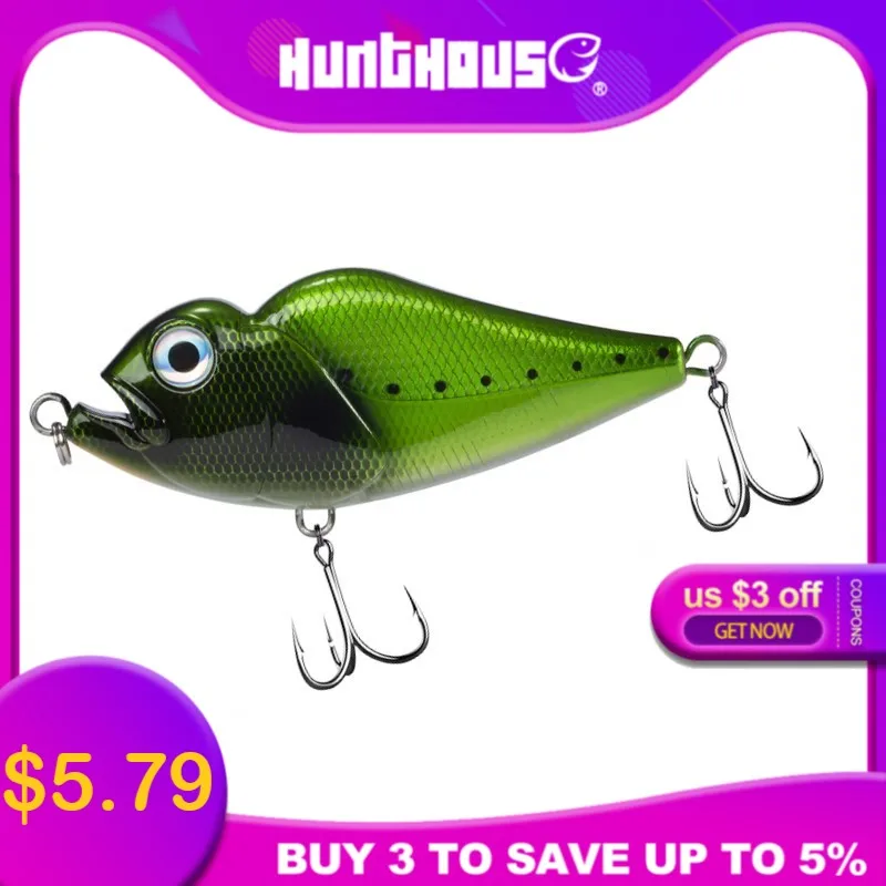 Hunthouse Джеркбейт рыболовные приманки stickbait rondu тонущие приманки 122 мм 73 г для снапперов происхождения крюка Rankaru Twitch Crankbait
