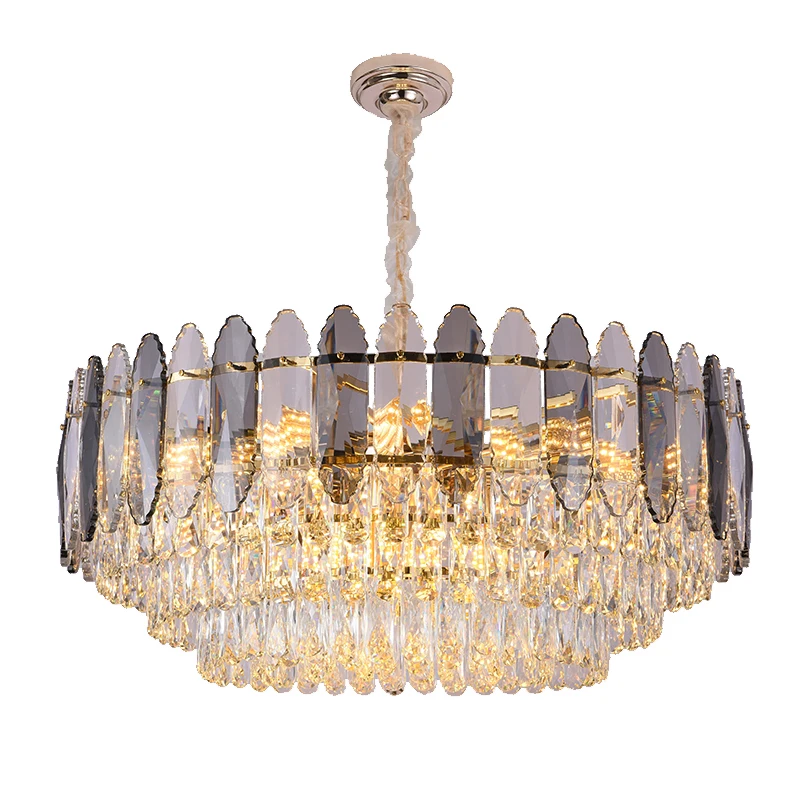 

Светодиодный ная Современная хрустальная Потолочная люстра E14, роскошный потолочный светильник в виде ручки для столовой, гостиной