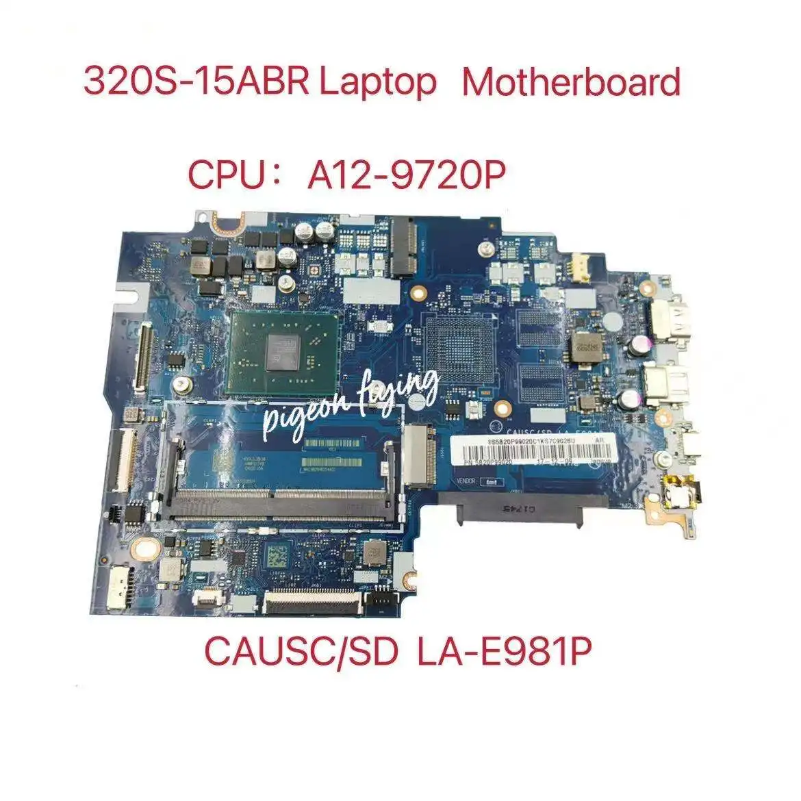 CAUSC/SD LA E981P для Lenovo 320S 15ABR 320 15 материнская плата De компьютер ноутбук W/процессор A12