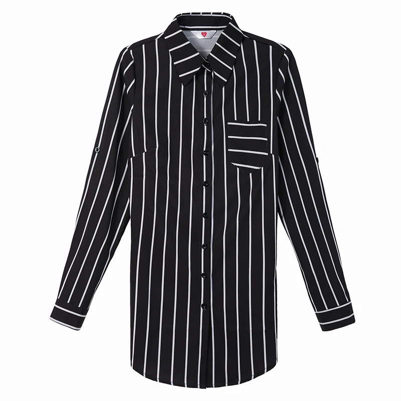 Рисунок 2 - Женская свободная рубашка в Вертикальную Полоску