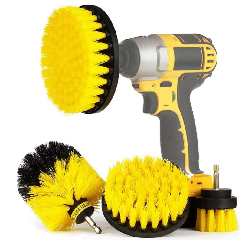

6/4/3 Pcs Drill Brush Cleaner Kit Power Scrubber for Cleaning Bathroom Bathtub Cleaning Brushes Scrub Drill Car Cleaning Tools