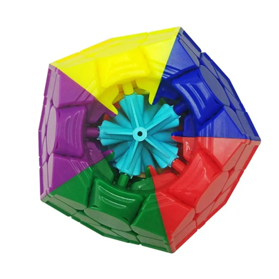 Маленький волшебный куб V2 Yuxin 3x3 Megaminx кубик без наклеек 3X3 с 3 уровнями скорости