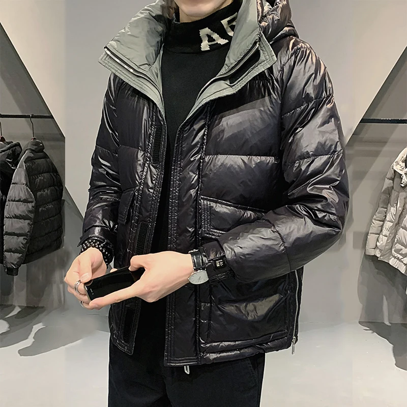 

Down Jackets Clothes Mens Jacket Men Winter Clothes Men Jackets and Coats Thickened Clothes Youth Men's Coat 2021 Zipper Comfort