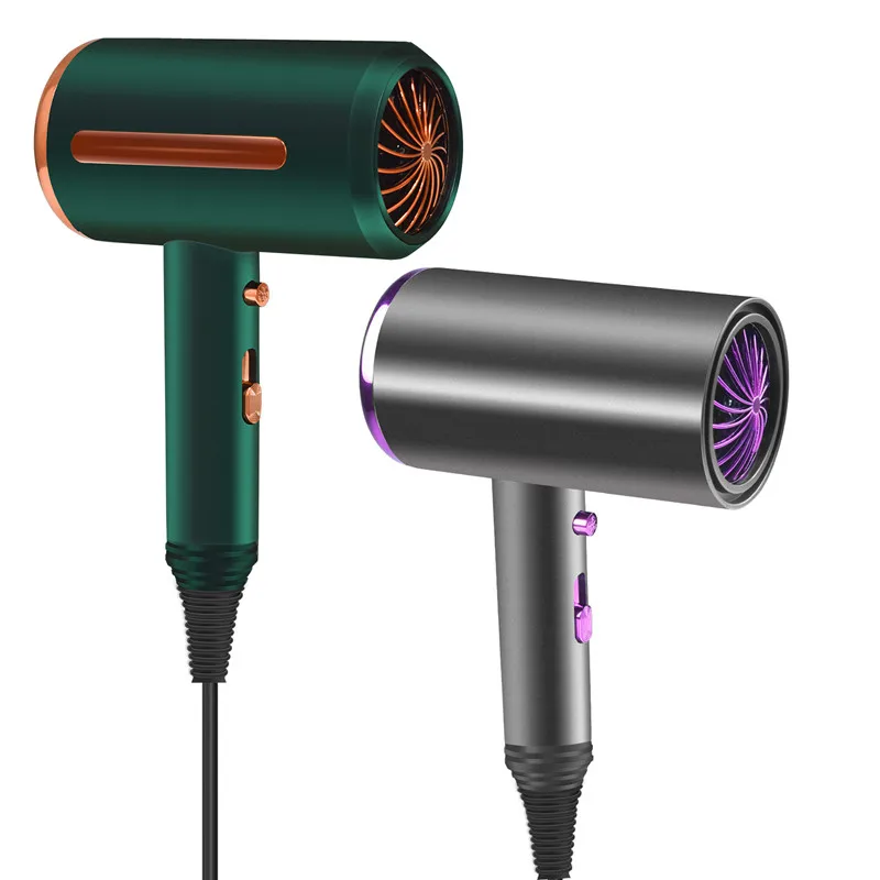 

2000W Professional Hair Dryer Electric Hammer Hair Dryer Negative Ion Blue light Mini Blower Dry Hairdryer Strong Wind
