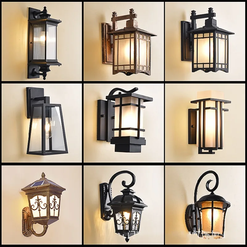 

BRIGHT Outdoor Wall Sconces Light Fixture Modern Waterproof Patio LED Lamps For Home Porch