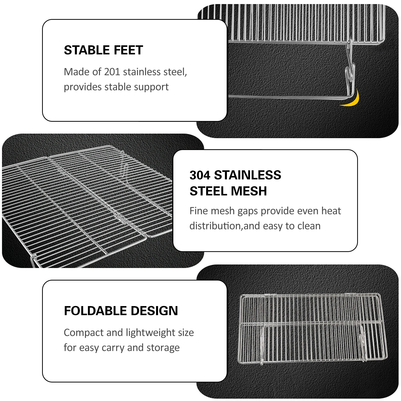 

Outdoor Grill Rack Folding Stove Grill Support Holder Heating Bracket with Supporting Plate Camping Picnic Stove Accessories