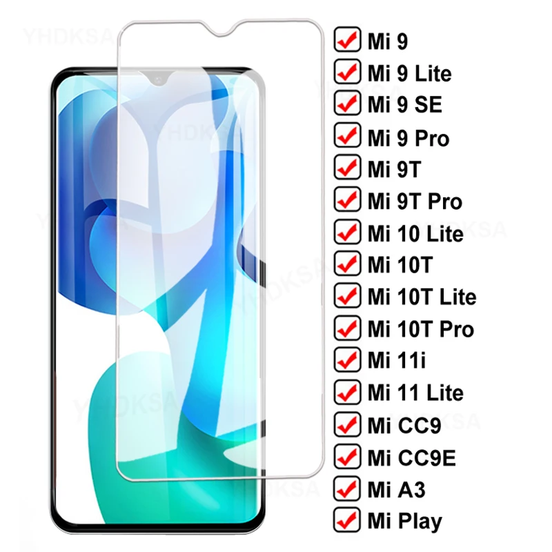 

9D полное Защитное стекло для Xiaomi Mi 11 10 Lite 10i 11i 9T 10T Pro 5G закаленное защитное стекло для Mi 9 SE A3 CC9 CC9E Play