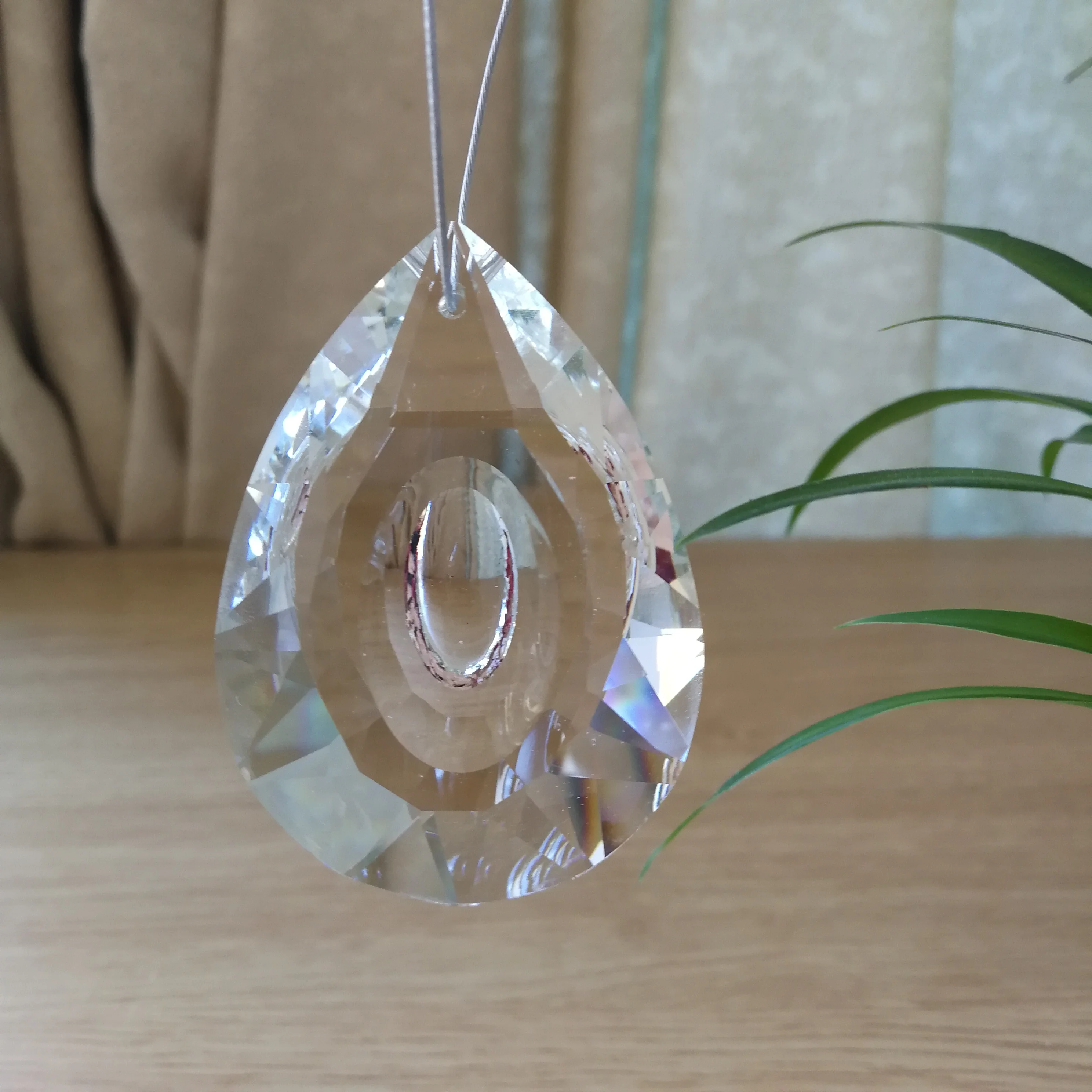 38 мм прозрачные 30 штук в Форме Дракона хрустальные пряди аксессуары для висячих