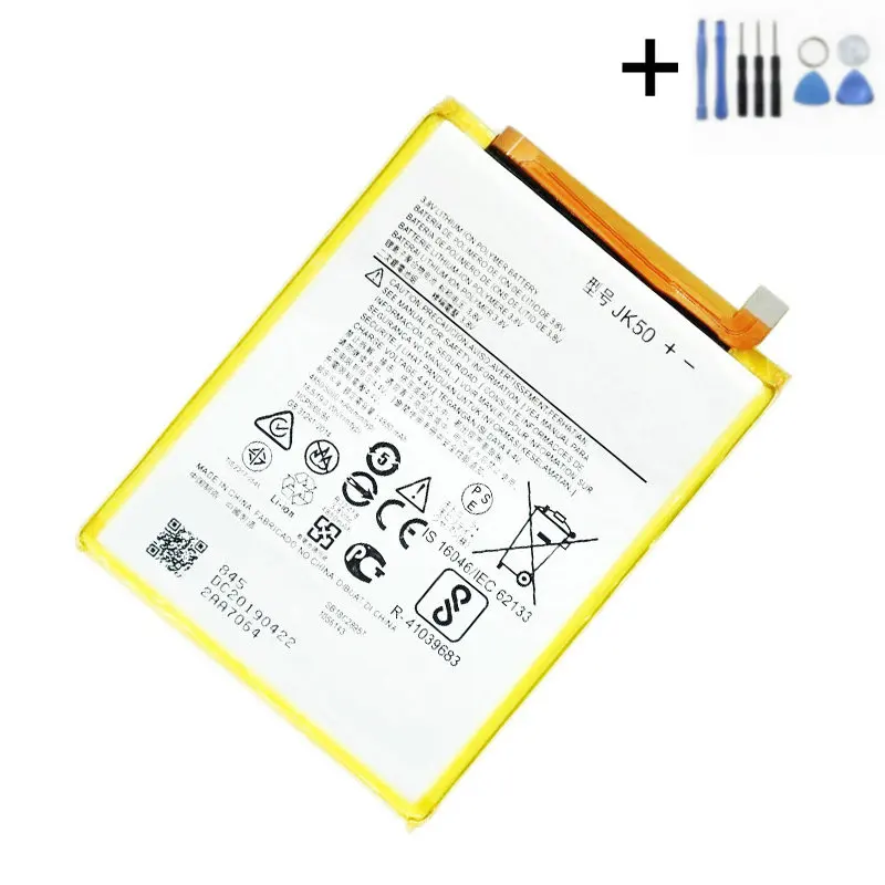 1x 5000mAh Battery Replacement For Motorola Moto Note XT1942-1 XT1942-2 One Power P30 Smart Phone Batteries + Repair Tools kit | Мобильные