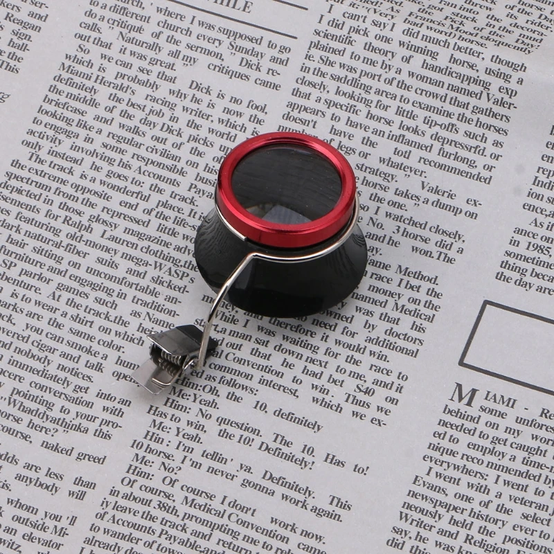 

Clip-On Eye Glasses Loupe Jeweler Opti Magnifier Magnifying Jewelry Watch Repair 45BC